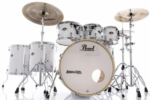 Bateria Pearl Export Exx Series Mahogany Pure White 22¨,8¨,1