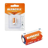 Bateria Cr2 3v Pilha Alcalina Cartela Alfacell