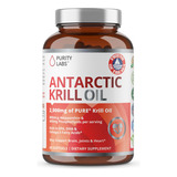 Purity Labs Aceite De Krill Antártico 2000 Mg Omega-3 Con A