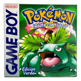 Pokemon Verde Green Re-pro Español Gbc Gameboy + Caja Custom
