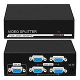 Splitter Vga 1x4 Divisor De Vídeo Monitor Tv Projetor