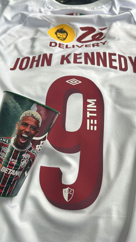Camisa Fluminense John Kennedy Libertadores + Copo - Umbro
