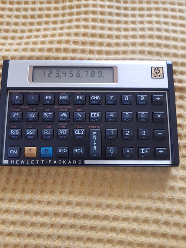 Calculadora Hp 12 C Com Capa