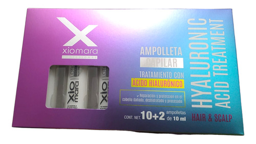 Ampolletas De Cabello Con Ácido Hialurónico Xiomara