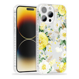 Funda Scorpify Para iPhone 15 Pro Max 6.7 / Flores Amarillas