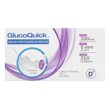 Agujas Pluma Insulina Glucoquick 31g X 5mm X 100 Unidades