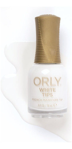 Orly Lacquer White Tips Tradicional X 18 Ml