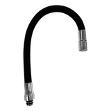 Pico Canilla Cocina Flexible Silicona Fino Negro Repuesto