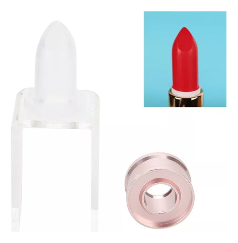 12.1 Mm Diy Lápiz Labial Molde Silicona Casera Bálsamo Labia