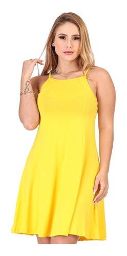 Vestido Curto Leve Soltinho De Malha Viscolycra P Ao Exg Top