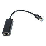 Adaptador Usb C Ethernet Gigabit Para Tableta - Negro