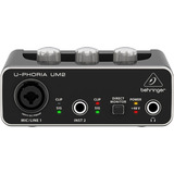 Interfaz Behringer Um2 2x2 Xenyx Pre Amps De Audio - Plus