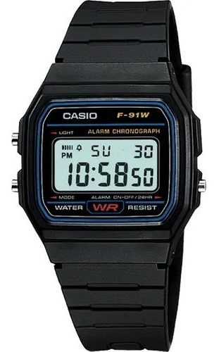 Reloj Casio Digital F91 Unisex 100% Original Watchsalas Full