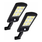 Pack De 2 Focos Solares Led 120w - Iluminación Exterior