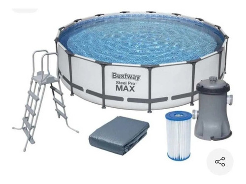 Alberca Redonda Gigante Piscina 4.57 M, Más Accesorios Msi