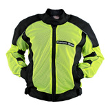 Chamarra De Malla Motociclista Con Protecciones Talla 4xl