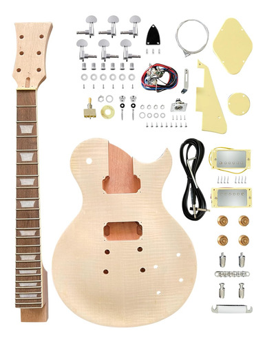 Kit De Guitarra Eléctrica Diy Principiantes De 6 Cuerd...