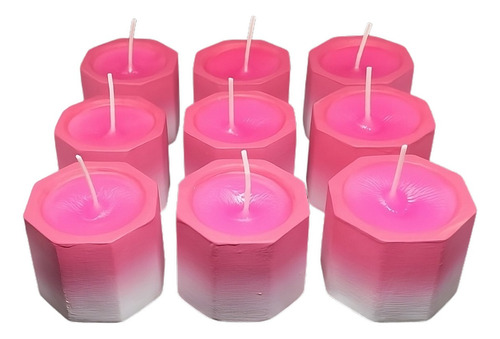 6 Velas Rosas Elegantes Para Recuerdos Aroma A Rosas