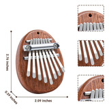 Mini Kalimba, 8 Teclas, Piano Instrumento Portátil