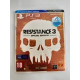 Resistance 3 Special Edition Ps3 Mídia Física Steelbook