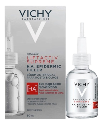 Serum Facial Vichy Liftactiv Supreme H.a. Epidermic Filler