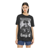 Playera Manga Corta  Eazy-e C&a De Mujer