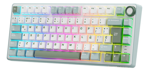 Teclado Mecánico Español Rk Royal Kludge Rkr75 Skycyan