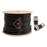 Cable Coaxial Rg6 305m Metros Con Portante Video + 50 Fichas