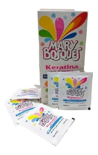 Mary Bosques Keratina En Crema Caja X 36 Sachet X 20g