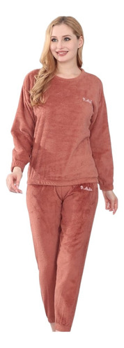 Pijama Mujer Térmica, Polar, Pachoncita Dm10890 De 2 Pzas