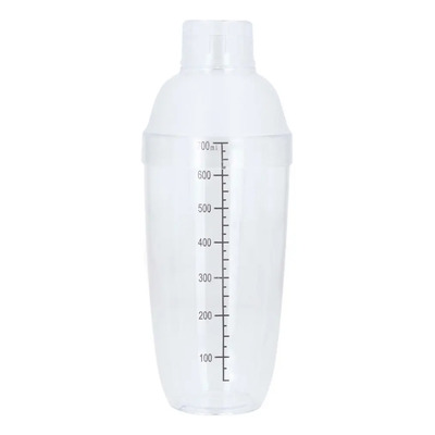 Coctelera Plástico 700ml Transparente Promo Click Con Filtro VOD | Meses sin interés