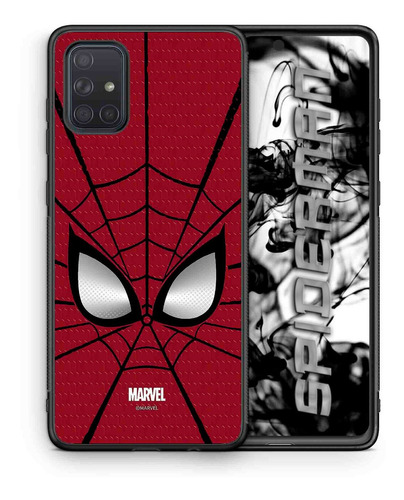 Funda Galaxy A71 Tpu + Pc Spiderman Marvel Uso Rudo