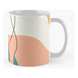 Taza Adorno Floral, Arte Moderno Calidad Premium