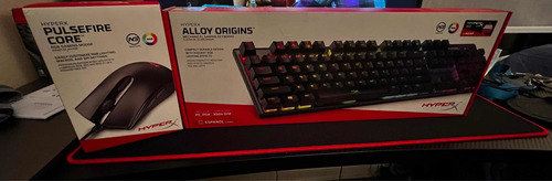 Teclado Mecánico Hyperx Alloy Origins Switch Red + Mouse