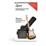 Paquete Squier Sonic Stratocaster 2ts Sbs 10g 0371720003