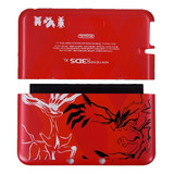 Cover Plate Rojo Pokemon Xy Para Nintendo 3ds Xl