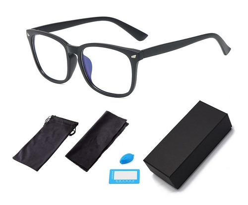 Lentes Computadora Antifatiga  Antireflejante Con Tela, Caja