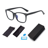 Lentes Computadora Antifatiga  Antireflejante Con Tela, Caja