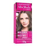 Kit Tintura Alfaparf  Alta Moda É Colore Pigmentos Micronizados Concentrados Tono 7.21 Rubio Medio Irisado Ceniza Para Cabello