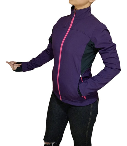 Campera De Mujer Softshell Impermeable Neoprene Ynsignya