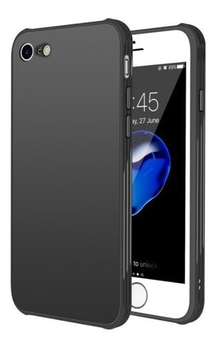 Capa Tpu Flexível Para iPhone 8 Plus - 7 Plus Preta  
