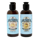 Sir Fausto Men's Kit Shampoo Para Barba + Cabello Travel 6c