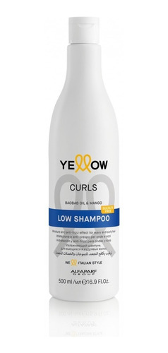 Shampoo Low Yellow Curls Para Rizos 500ml