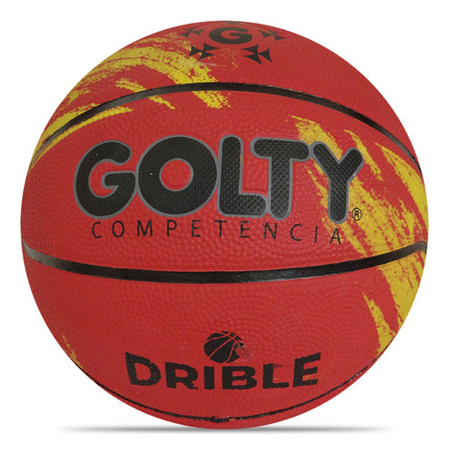 Balón Baloncesto Golty Competencia Drible No.7-rojo Color Rojo