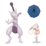 Pokemon Battle Mewtwo Y Mew Set Figuras Original Grati