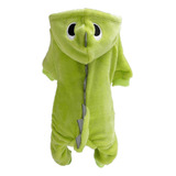 Pet Halloween Cosplay Vestido Trajes Quentes Verde M