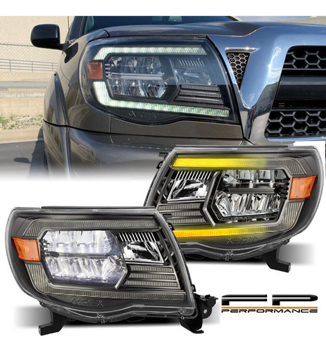 For 05-11 Tacoma Alpharex Luxx Led Drl Sequential Projec Aag