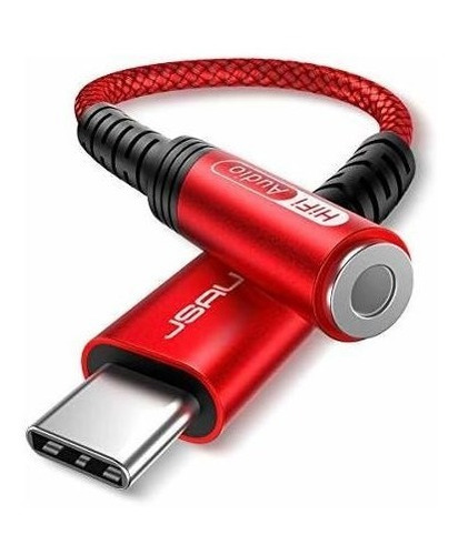 Jsaux - Adaptador Usb Tipo C A Conector De Auriculares Hembr