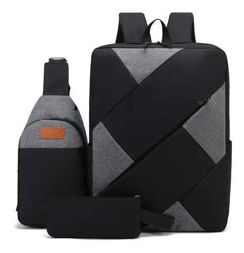 Mochila Antirrobo Negocio Carga Usb Escolar Laptop Casual 3p