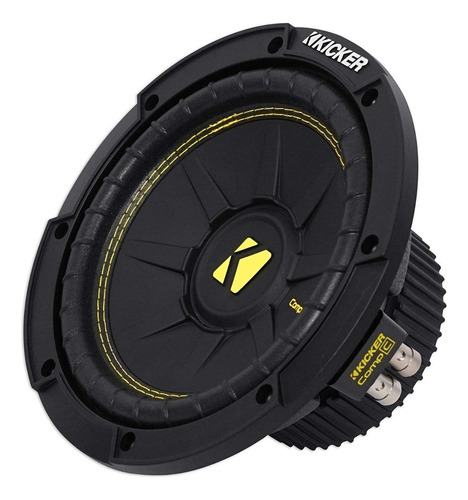 Subwoofer Kicker 50cwcd84 Compc Cwcd84 8 Pulgadas 400 Watts Máximo 200 Watts Rms 4 Ohms Doble Bobina Color Negro